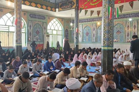 بزرگترین محفل انس باقرآن کریم دانش آموزی جهان اسلام درشهرستان بهمئی برگزار شد