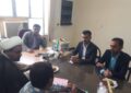 نشست هم اندیشی رئیس مرکز آموزش فنی و حرفه ای به همراه کارشناس آموزشگاه های آزاد با رئیس اداره صمت و اتاق اصناف شهرستان بهمئی