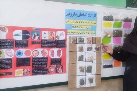 برگزاری نمایشگاه دست ساخته های دانش آموزان توسط پژوهش سرای ابن سینا شهرستان چرام بمناسبت هفته پژوهش